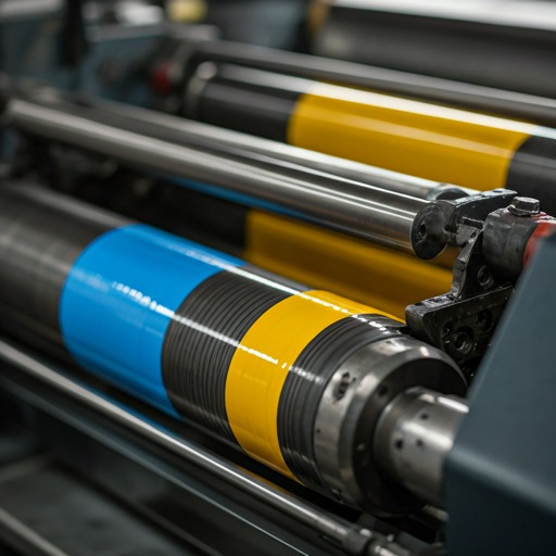 CMYK ink rollers